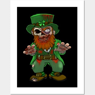 Zombie Leprechaun Posters and Art